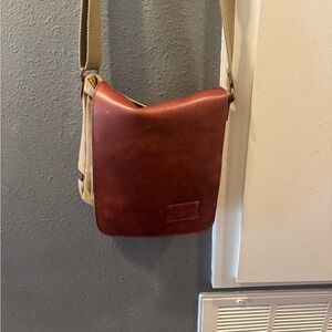 Brown Patricia NASH real Leather Crossbody Bag